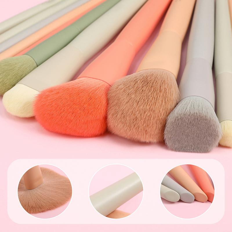 Docolor Morandi Makeup Brushes Set 17Pcs Makeup Brushes with Makeup Bag